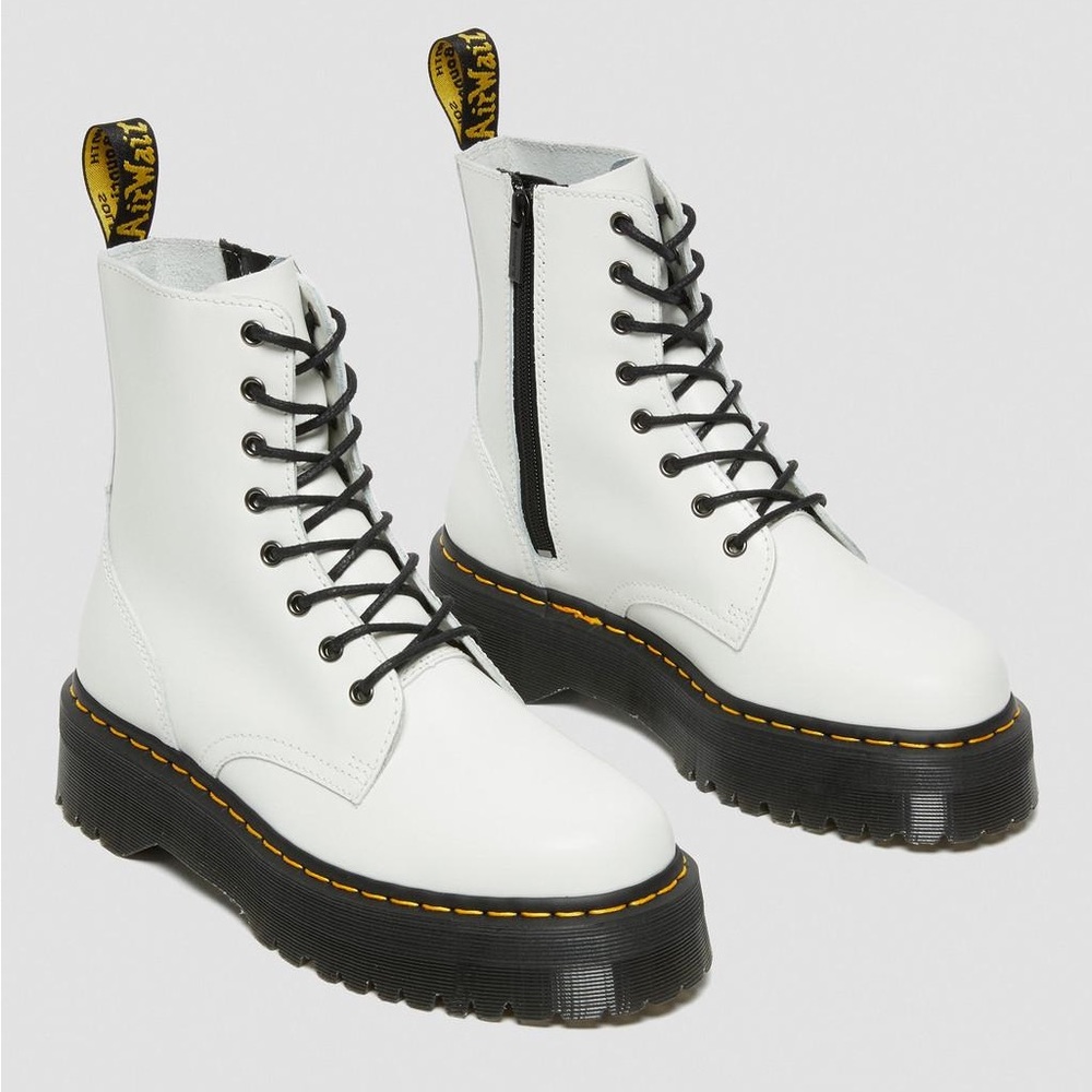 Dr.Martens JADON SMOOTH LEATHER PLATFORM BOOTS - Picture 4 of 10